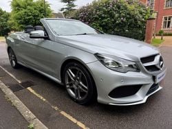 Iridium silver metallic Used 2013 Mercedes E220 AMG Cabriolet | £11,200 (Fair price)