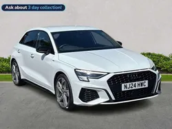 White Used 2024 Audi A3 Black Edition Hatchback | £26,755 (Fair price)