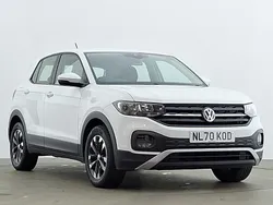 White Used 2020 VW T-Cross S SUV | £14,498 (A bit pricey)