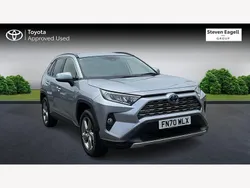 Silver Used 2020 Toyota RAV4 Hybrid Design SUV | £22,274 (Fair price)
