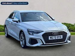White Used 2023 Audi A3 S-Line Hatchback | £20,241 (Fair price)