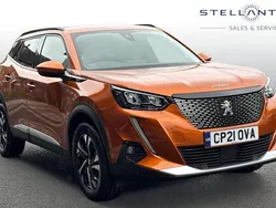Orange Used 2021 Peugeot 2008 Allure Premium SUV | £13,940 (Fair price)