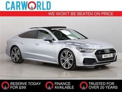Silver Used 2019 Audi A7 Sportback S-Line Hatchback | £27,588