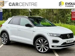 White Used 2020 VW T-Roc R-line SUV | £21,600 (Fair price)