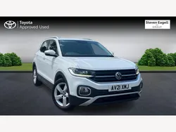 White Used 2021 VW T-Cross SEL SUV | £17,999 (Fair price)
