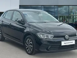 Deep black pearl Used 2022 VW Polo Life Hatchback | £16,643 (Fair price)
