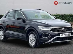 Black Used 2023 VW T-Roc Life SUV | £17,765 (Fair price)