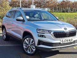 Brilliant silver metallic Used 2024 Skoda Karoq SE L SUV | £23,495 (Super price)