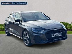 Grey New 2025 Audi A3 Black Edition Hatchback | £32,360 (Fair price)