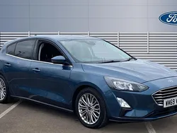 Blue Used 2020 Ford Focus Titanium X Hatchback | £9,798 (Good price)
