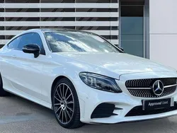 Used 2023 Mercedes C220 AMG line Coupe | £31,613