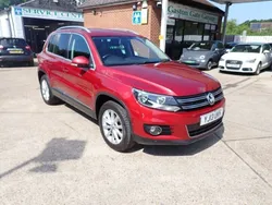 Red Used 2013 VW Tiguan SE SUV | £8,490 (Fair price)