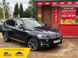 Xirallic imperial blue Used 2017 BMW X5 Comfort Edition SUV | £14,890 (Fair price)