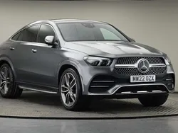 Selenite gray metallic finish Used 2022 Mercedes GLE400 AMG line Coupe | £54,500 (Fair price)