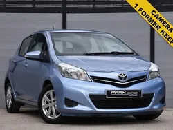 Blue Used 2012 Toyota Yaris Hatchback | £5,660 (Fair price)
