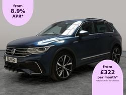 Blue Used 2021 VW Tiguan R-line SUV | £22,097 (Good price)