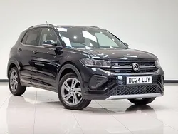 Black New 2024 VW T-Cross R-line SUV | £24,998 (Super price)