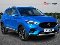 Metallic battersea blue Used 2023 MG ZS Exclusive Sedan | £15,520 (Fair price)