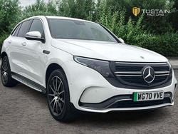 White Used 2020 Mercedes EQC400 AMG line SUV | £24,299 (Fair price)