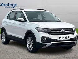 White Used 2021 VW T-Cross SE SUV | £14,690 (Fair price)