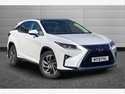 Sonic white Used 2019 Lexus RX450h SUV | £30,999 (A bit pricey)