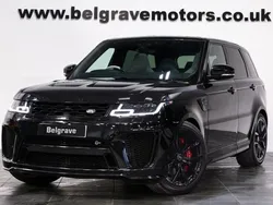 Black Used 2022 Land Rover Range Rover Sport SVR SUV | £61,980 (Expensive)