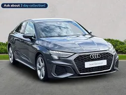 Grey Used 2021 Audi A3 S-Line Sedan | £19,512 (Fair price)