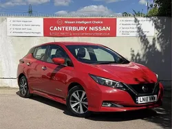 Red Used 2018 Nissan Leaf Acenta Hatchback | £6,499 (Fair price)