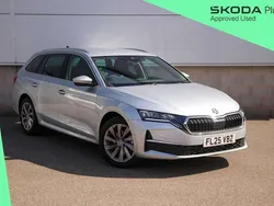 Brilliant silver metallic Used 2025 Skoda Octavia SE L Estate | £28,990 (Expensive)