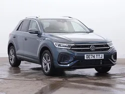 Blue Used 2024 VW T-Roc R-line SUV | £27,237 (Fair price)