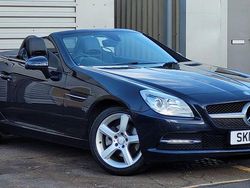 Blue Used 2013 Mercedes SLK200 Cabriolet | £8,199 (Fair price)