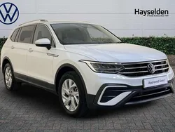 White Used 2024 VW Tiguan Allspace Life SUV | £27,385 (Fair price)