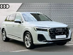 White Used 2024 Audi Q7 S-Line SUV | £52,613 (Fair price)