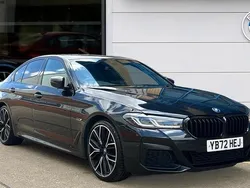 Black Used 2022 BMW 545e M Sport | £33,800 (Fair price)