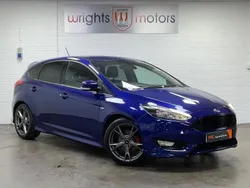 Blue Used 2018 Ford Focus ST-Line X Hatchback | £9,295 (Good price)