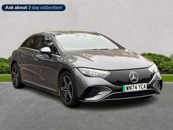 Grey Used 2024 Mercedes EQE350 AMG line Sedan | £42,699