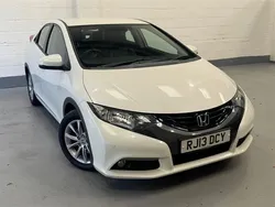 White Used 2013 Honda Civic EX Hatchback | £4,750 (A bit pricey)