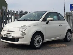 White Used 2014 Fiat 500 Lounge Hatchback | £3,495 (Fair price)