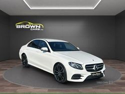 White Used 2017 Mercedes E220 AMG line Sedan | £17,995 (Expensive)