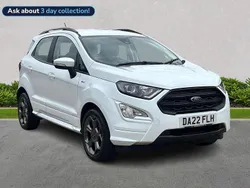 White Used 2022 Ford Ecosport ST-Line SUV | £12,999 (Fair price)