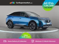 Blue New 2025 Peugeot e-3008 GTi SUV | £27,197