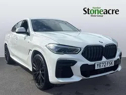 White Used 2022 BMW X6 M Sport SUV | £49,995 (Expensive)