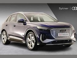 Blue New 2025 Audi Q4 e-tron S-Line SUV | £43,000