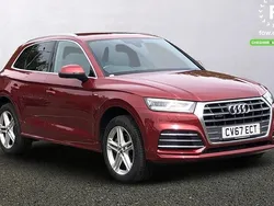 Red Used 2017 Audi Q5 S-Line SUV | £19,199 (Fair price)
