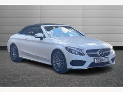 White Used 2018 Mercedes C200 AMG Line Premium Plus Cabriolet | £20,490 (A bit pricey)