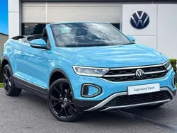 Blue Used 2023 VW T-Roc Cabriolet Style Cabriolet | £21,490 (Fair price)