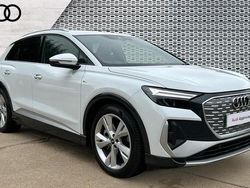 White Used 2021 Audi Q4 e-tron S-Line SUV | £23,257 (Expensive)