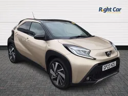 Beige Used 2023 Toyota Aygo Hatchback | £14,399 (A bit pricey)
