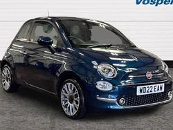Blue Used 2022 Fiat 500 Dolcevita Hatchback | £10,990 (Fair price)