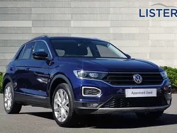 Atlantic blue Used 2018 VW T-Roc SEL SUV | £16,990 (Fair price)